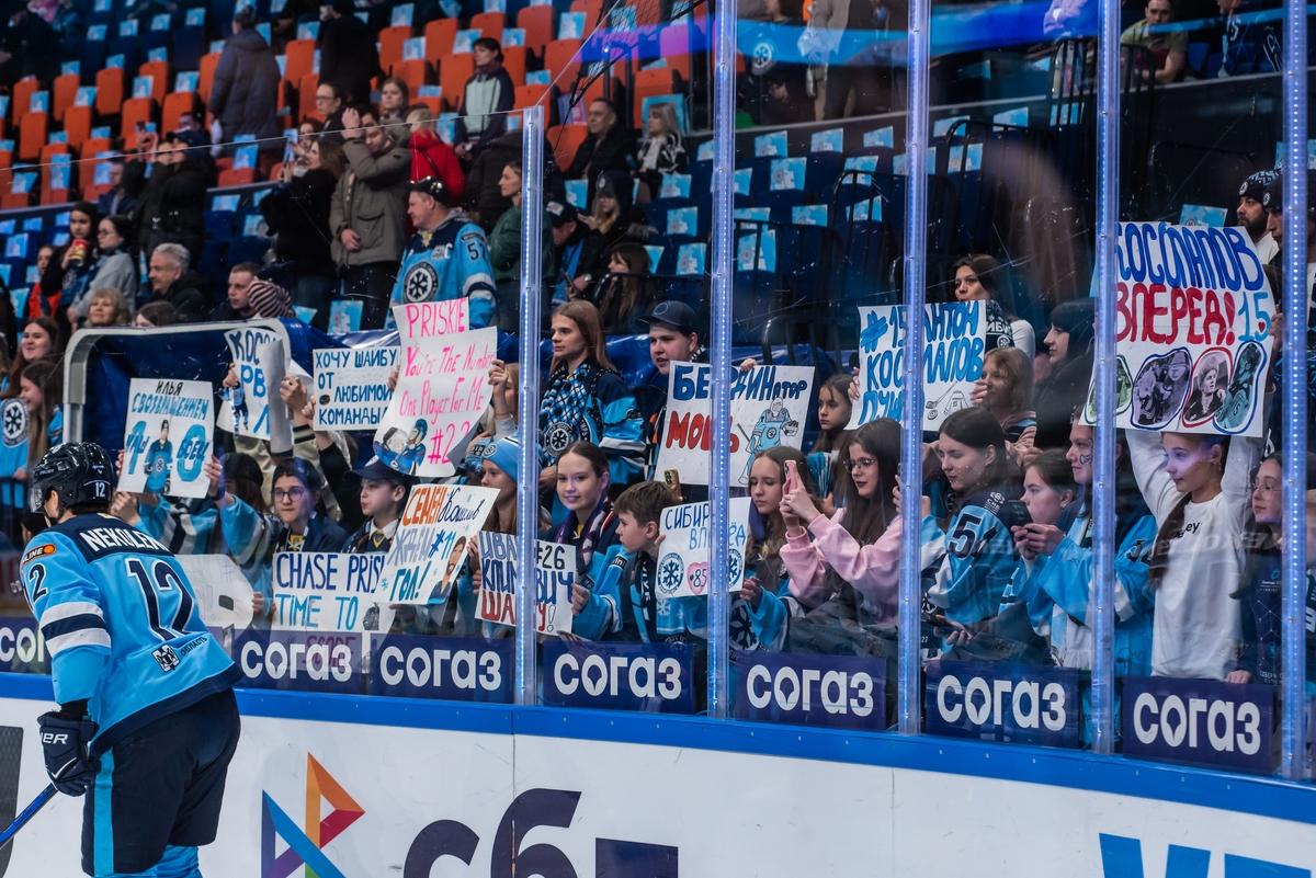 Фото Исторический рекорд КХЛ: «Сибирь» разгромила «Сочи» со счётом 10:1: 20 кадров грандиозного матча 3